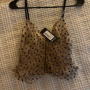 Nasty Gal polka dot tank